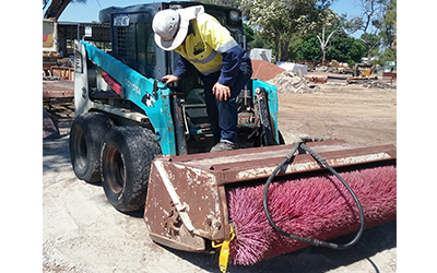 Bobcat Sweeper|NR Contracting
